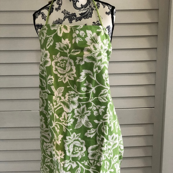 Andys Aprons - not so basic!  “Green & White” - Picture 5 of 5